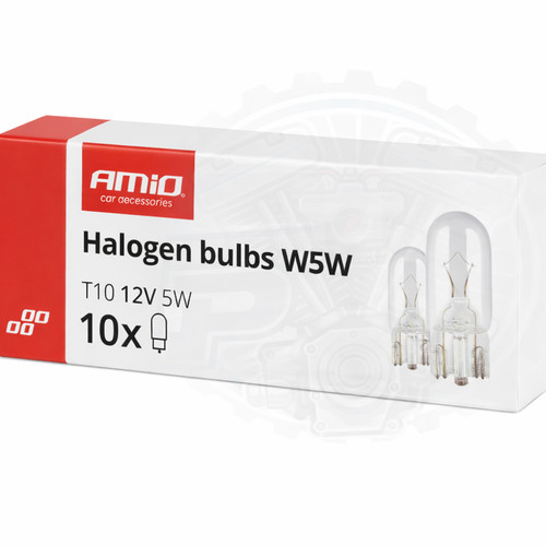 10x w5w 12v t10 - 12v, 5w