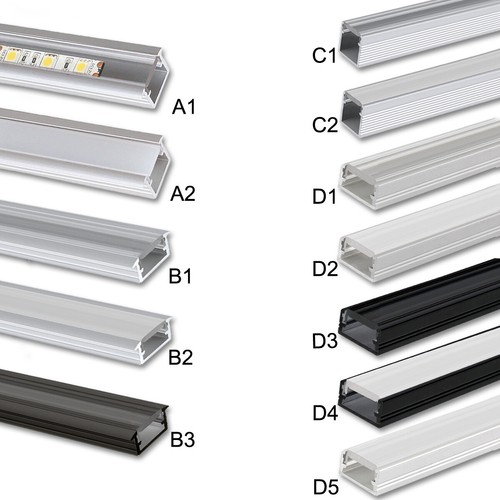 Led aluprofil aluminium - aluprofil, 2m