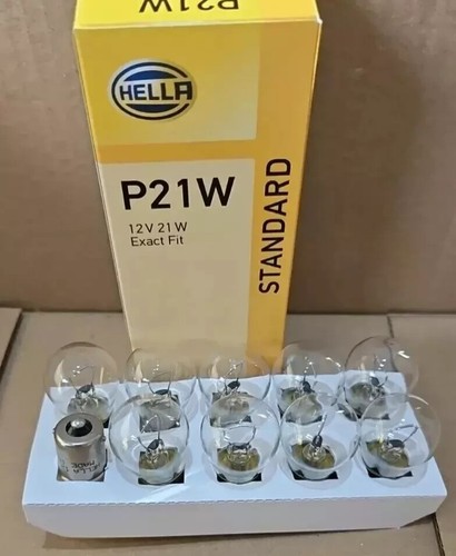 10x hella 12v 21w - 12v, ba15s