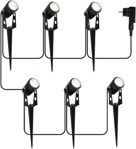 Led gartenstrahler 6er - led,