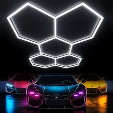 LED DIY 5x Hexagon Deckenlampe