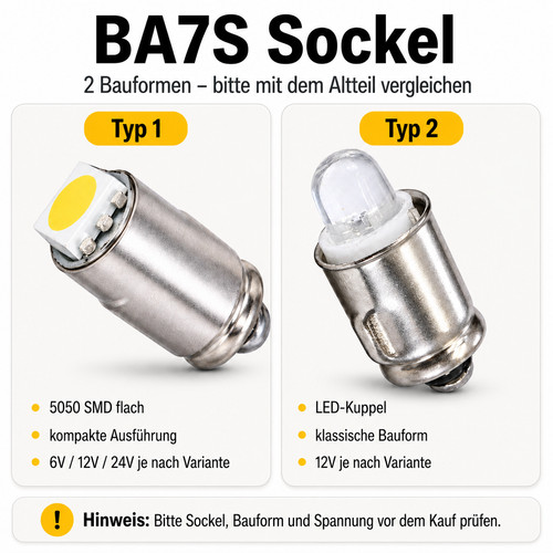 Ba7s led 5050 smd - smd, 12v