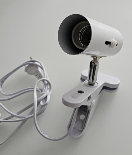 Klemmspot e27 weiss - e27,