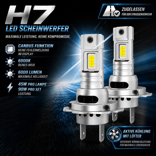 Mit zulassung 6000 45w - h7,