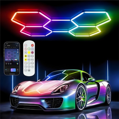 Packs hexagon rgb led - packs,