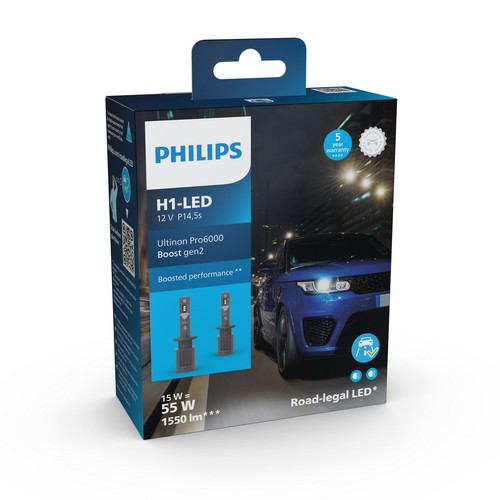 Philips led ultinon pro6000 - h1,