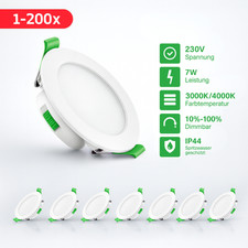 1-200x LED Einbaustrahler 68mm