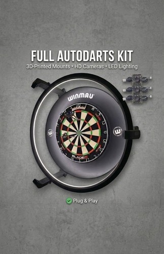 Komplettes autodarts set - komplettes, autodarts-set