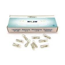 10 x W1,2W Lampen 1.2W 12V