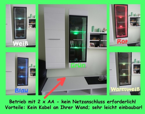 Led glaskantenbeleuchtung - 3x,