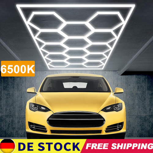14x hexagon garage led - 14x, lampe